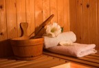 Finnish sauna of the Hotel Eden Finnish sauna of the Hotel Eden